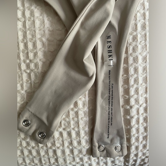 NWT!! Meshki Haven Bodysuit in Taupe - Picture 6 of 6
